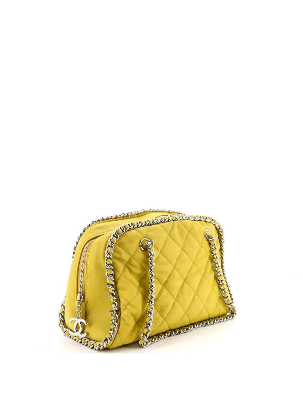 Chanel Chain Around Bowling Bag Quilted #340081C10B